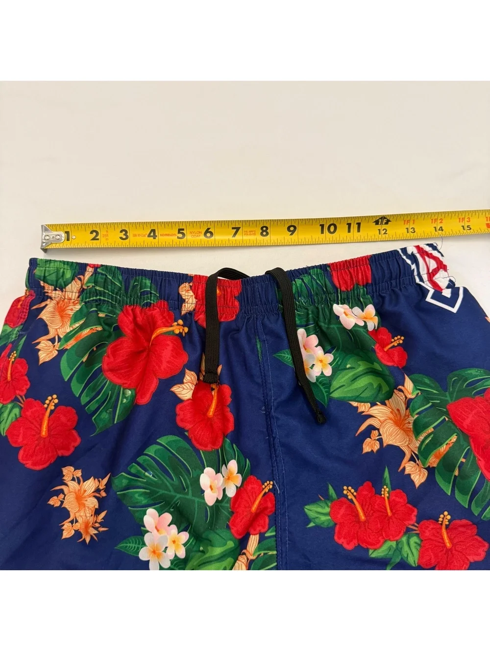 University of Arizona Floral Swim Trunks, Size Medium Hibiscus Pattern